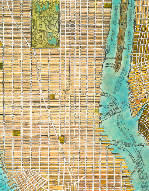 Manhattan Map | Limited Edition Prints